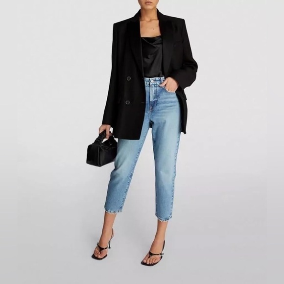 NEW w/TAGS Good American Girlfriend High-Rise Cropped Jean Size 4/27 - Picture 4 of 12